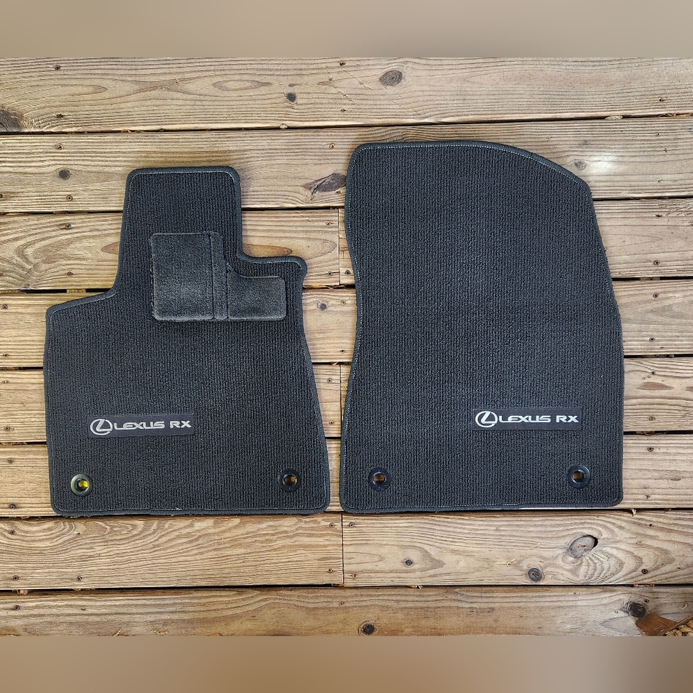 Lexus RX OEM Genuine Front Carpet Floor Mats Black PT206-48161-XX 4818X-XX